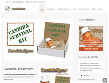 Tablet Screenshot of candidasurvivalkit.com